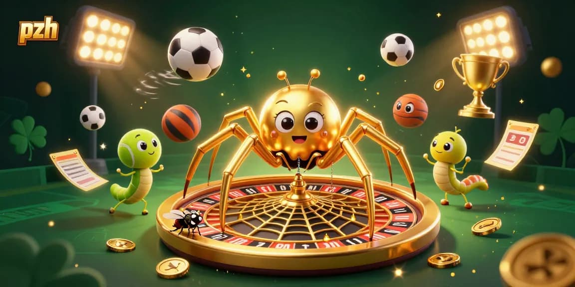 Engage in thrilling bets at pzh with exciting golden spider and dynamic sports elements