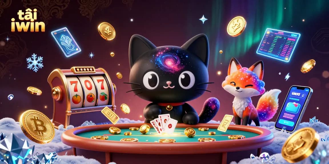 Experience the thrill of tải iwin with a cosmic casino featuring dynamic characters and vibrant elements.