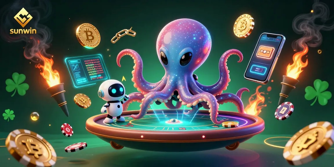 Engage with sunwin's alien-themed gaming, featuring holographic poker and crypto visuals.