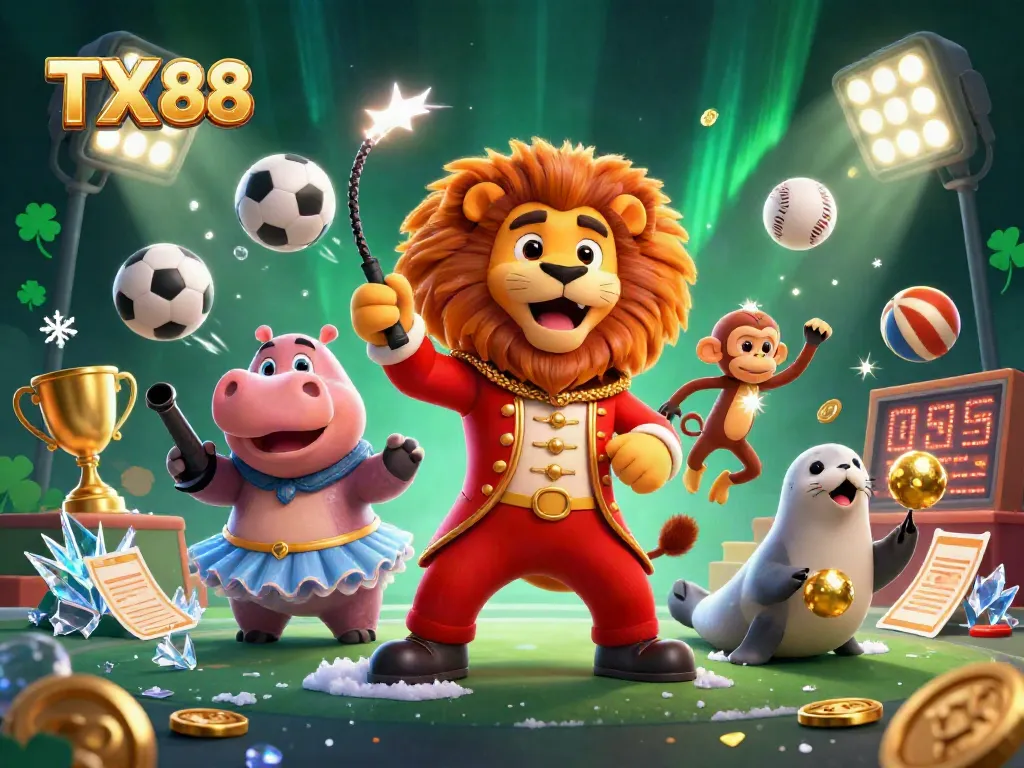 Experience TX 88's thrilling gaming with dynamic characters and exciting elements from the world of casino betting.