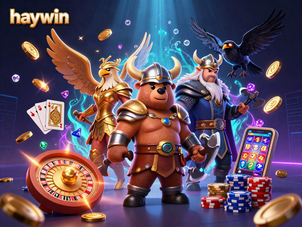 Engage with haywin's thrilling Viking-themed casino adventure featuring gold coins and dynamic gameplay.