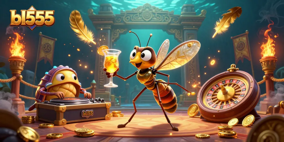 Engage in thrilling gameplay at bl555 with our vibrant casino illustration featuring animated elements from gaming culture.